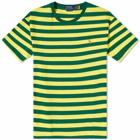 Polo Ralph Lauren Men's Broad Stripe T-Shirt in Lemon Crush/New Forest