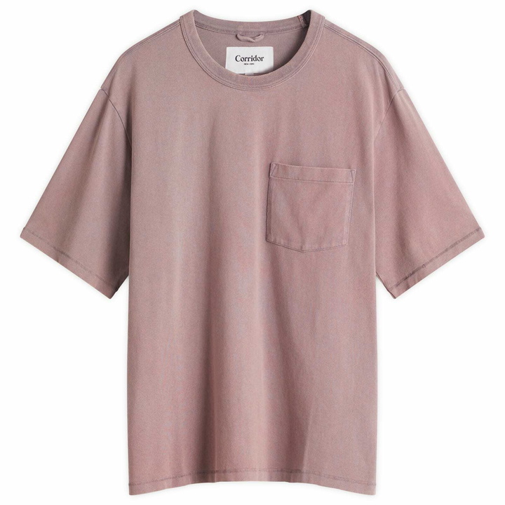 Photo: Corridor Men's Garment Dye T-Shirt in Violet
