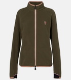 Moncler Grenoble Fleece zip-up sweater