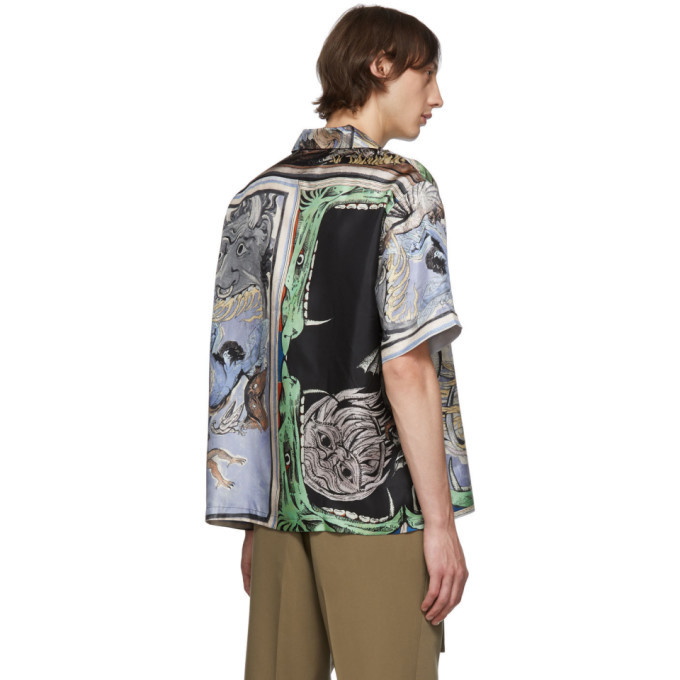 Givenchy Icarus Silk Hawaiian Shirt