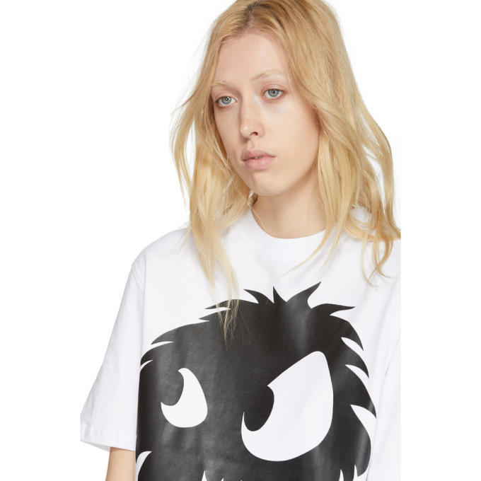 McQ Alexander McQueen White Monster Boyfriend T-Shirt McQ