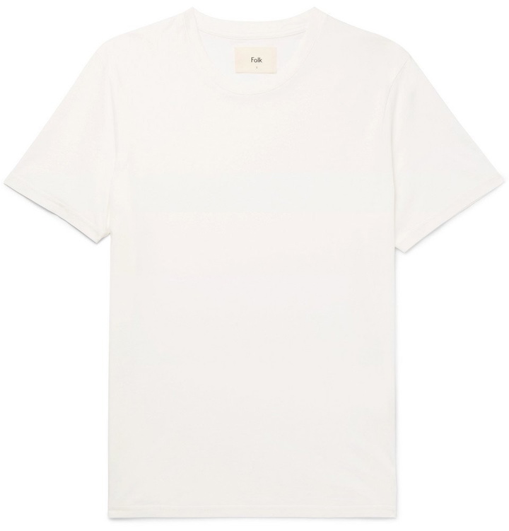 Photo: Folk - Assembly Cotton-Jersey T-Shirt - Men - White