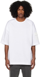 Juun.J White Sleeve Pocket T-Shirt