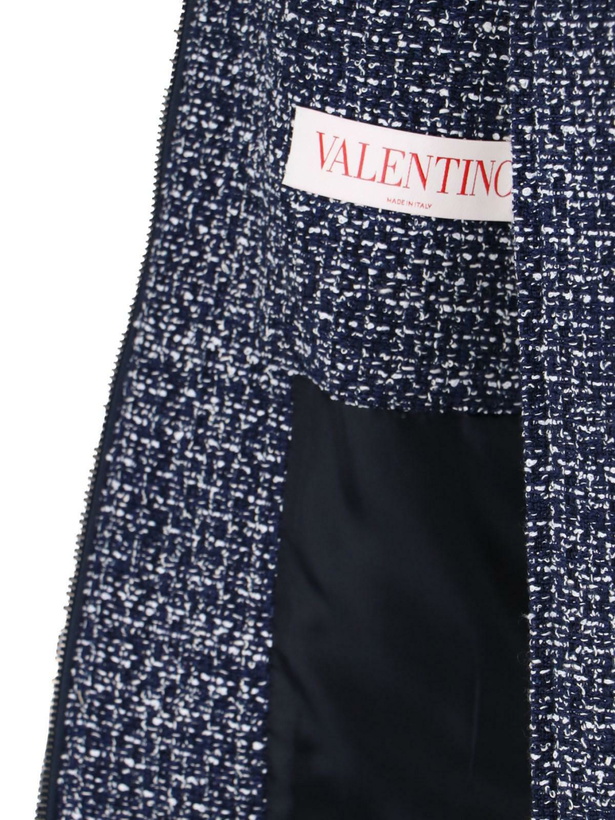 Photo: Valentino Garavani Vlogo Signature Tweed Bomber Jacket