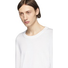 Maison Margiela White Elbow Patch Sweater