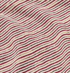 Velva Sheen - Striped Cotton-Jersey T-Shirt - Men - Burgundy