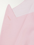 RICHARD JAMES - Double-Breasted Cotton-Twill Suit Jacket - Pink