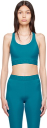 OTTI Blue Nylon Sport Bra