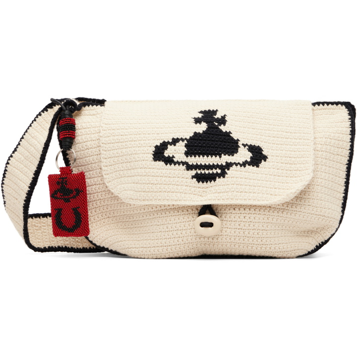 Photo: Vivienne Westwood Beige Lucky Halfmoon Crochet Bag