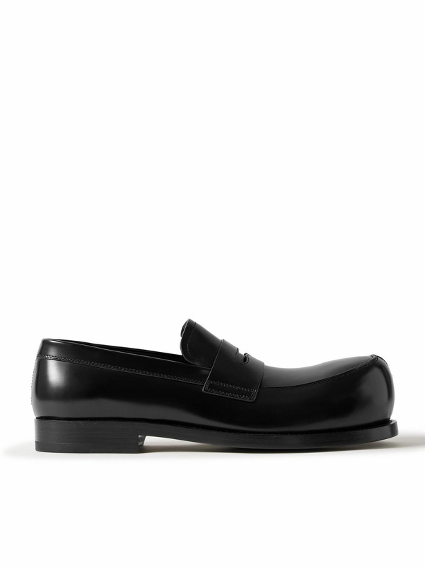Photo: Marni - Glossed-Leather Penny Loafers - Black