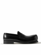 Marni - Glossed-Leather Penny Loafers - Black