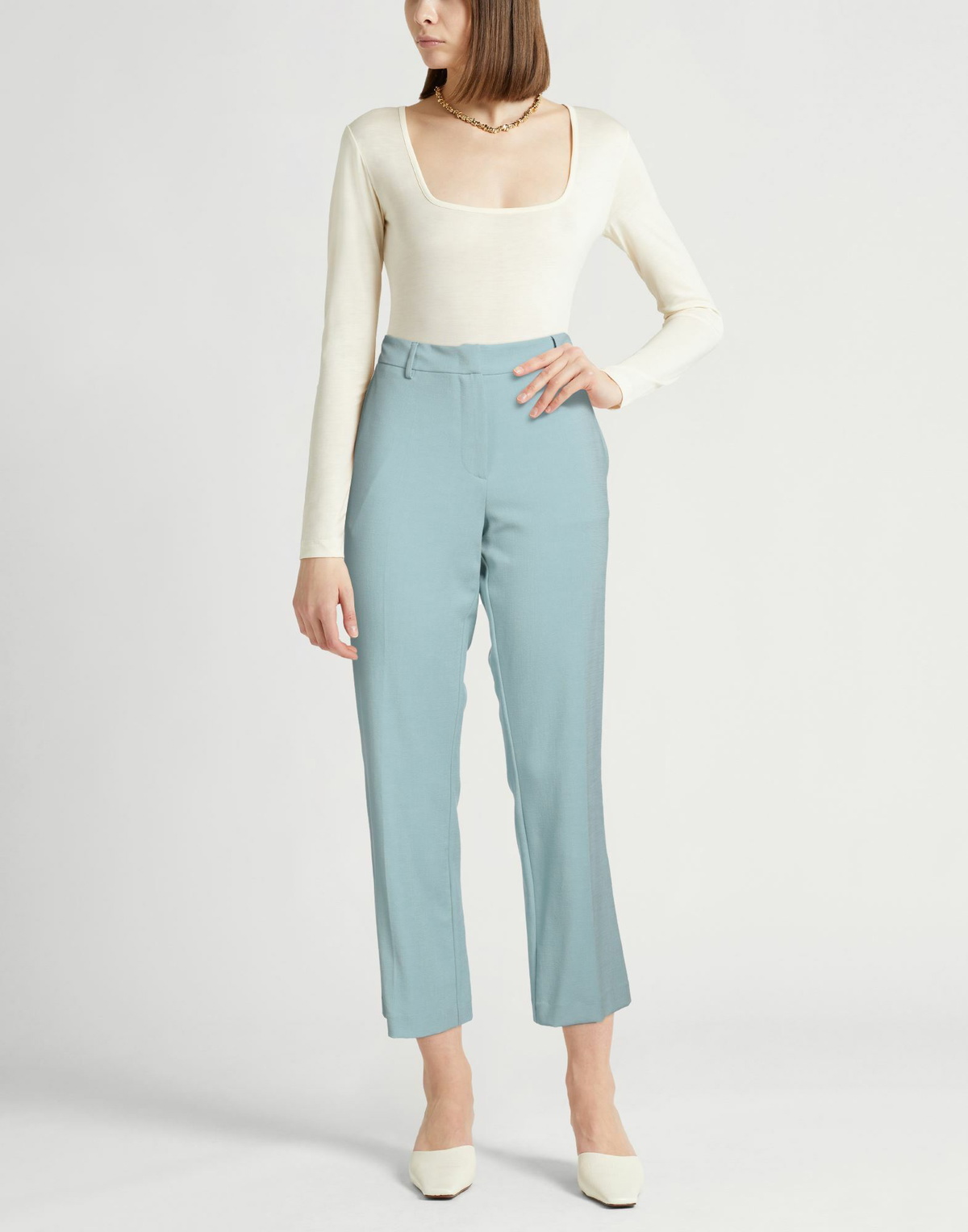 Jucca Womens Pants Sky in Blue