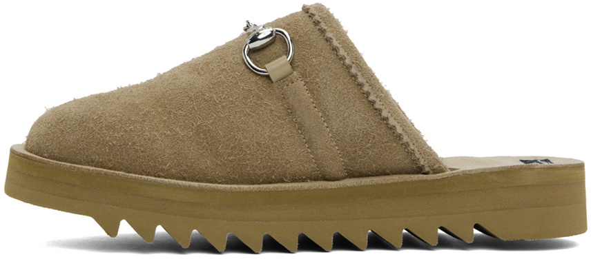 SUICOKE Taupe NEW WAVE BIT Mules
