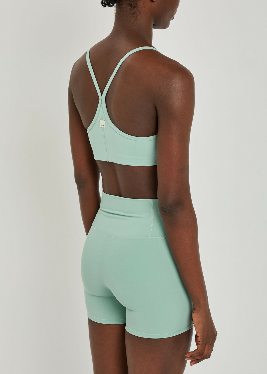Vuori Allthefeels Stretch-jersey Soft-cup bra Blue