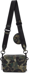 Coach 1941 Black & Green Camo Charter Hybrid Crossbody Bag