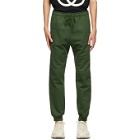 Gucci Green Cotton Jersey Sweatpants