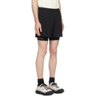 Satisfy Black Rippy Cordura 5 Trail Shorts