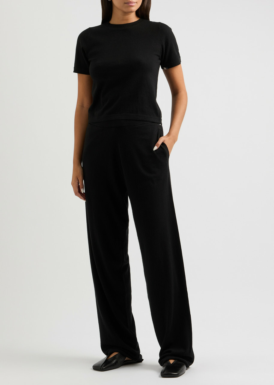 Extreme Cashmere N°353 Relax Cotton-blend Sweatpants - Black - One Size