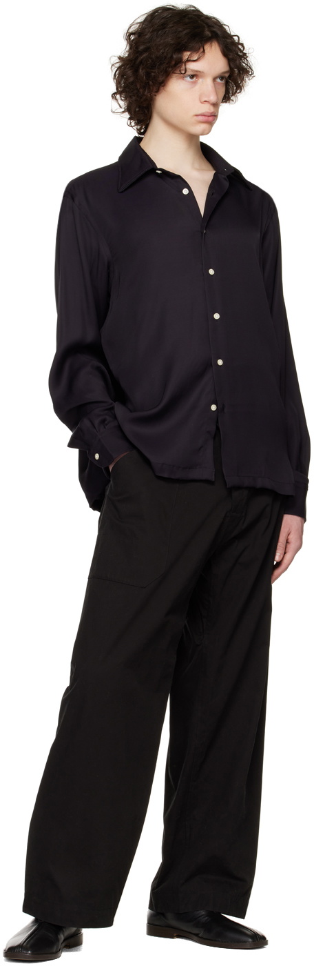 Factor's Black Button Up Shirt