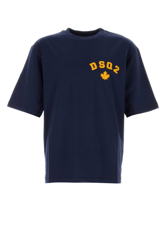 Photo: Dsquared2 Logo Printed Crewneck T-shirt