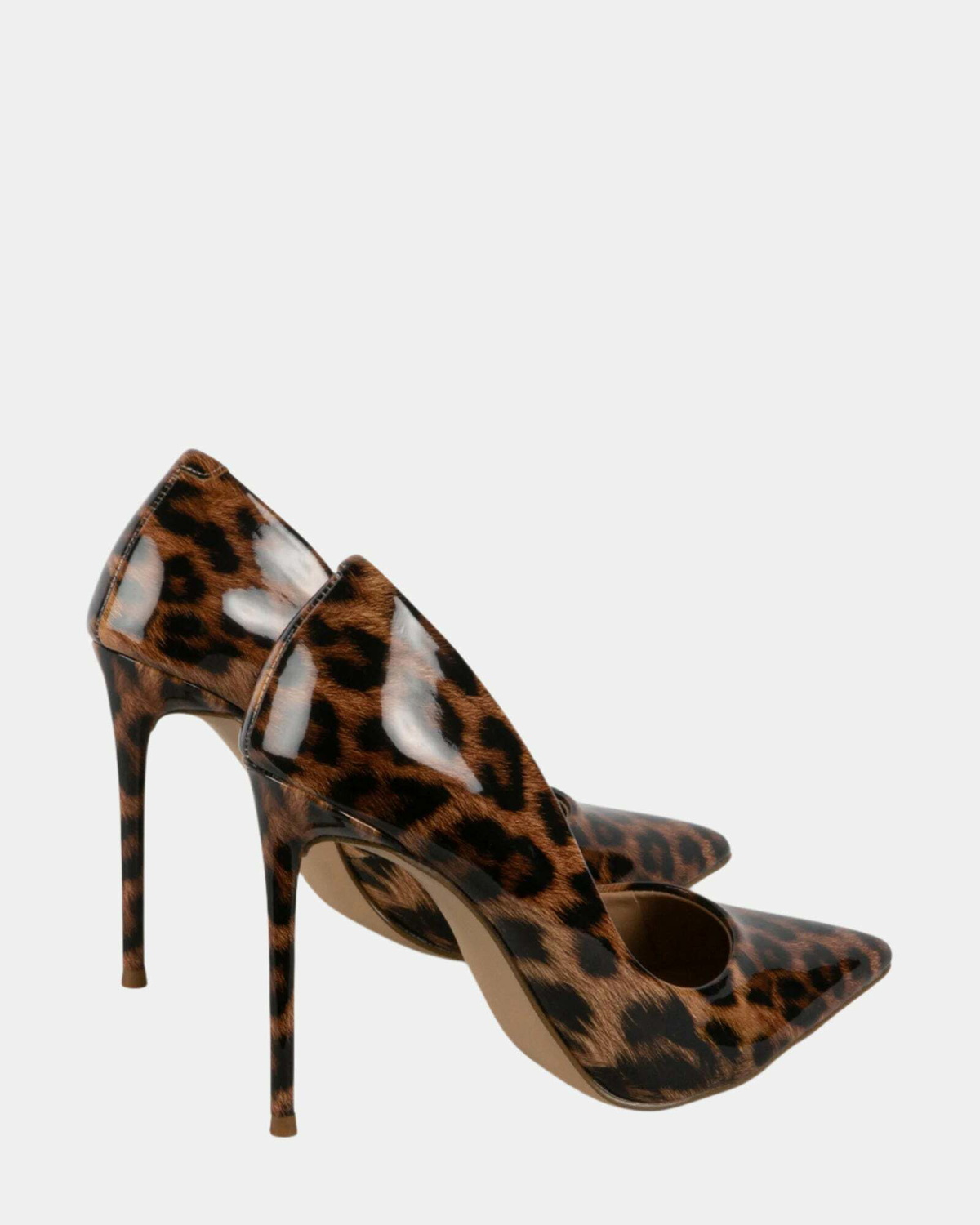 Steve Madden Vida Heels in Leopard Patent