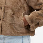 Meotine Women's Kelly Faux Fur Jacket in Light Brown