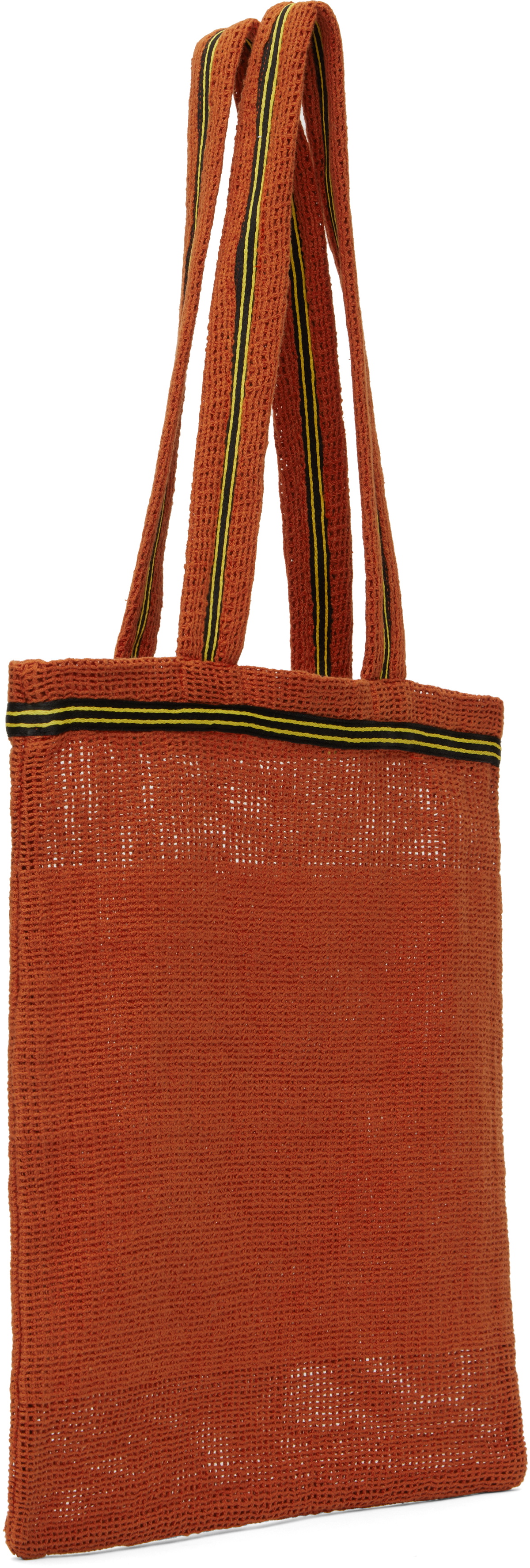Bode Orange Netting Tote