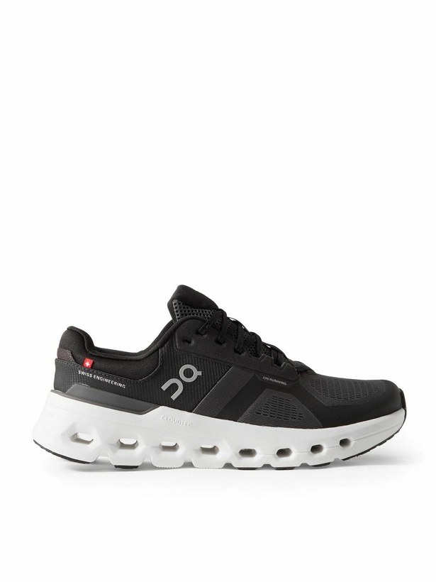 Photo: ON - Cloudrunner 2 Mesh Running Sneakers - Black