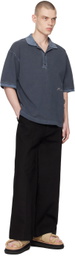 Recto Gray Pigment-Dyed Polo