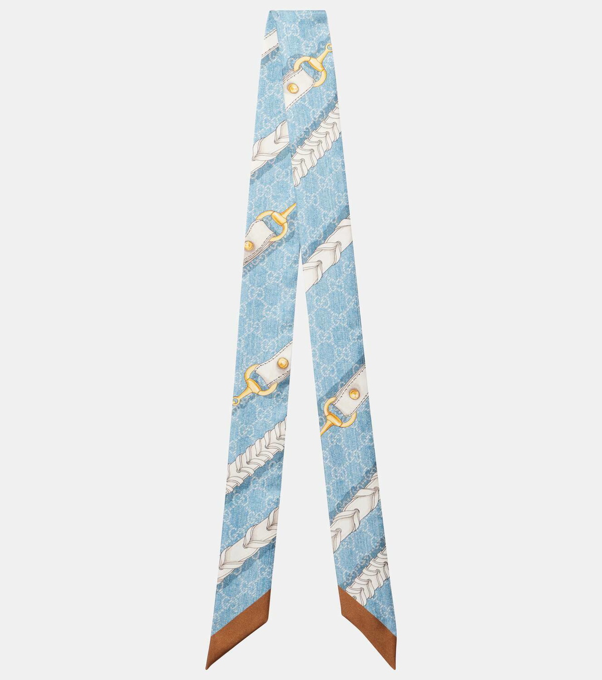 Gucci GG silk scarf