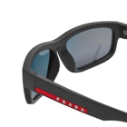 Prada Eyewear Men's Prada Linnea Rossa 05ZS Sunglasses in Black 