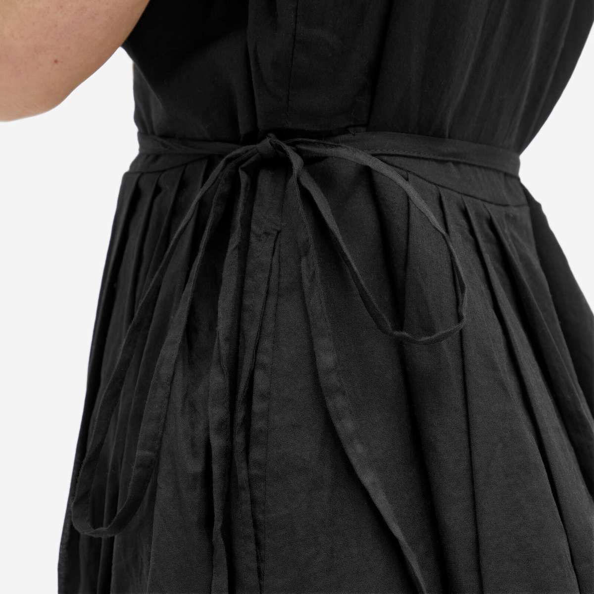 Deiji Studios Women's Wrap Tie Mini Dress in Black