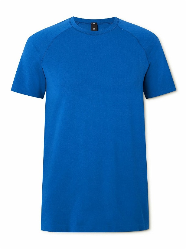 Photo: Lululemon - Metal Vent Tech 2.5 Stretch-Jersey T-Shirt - Blue