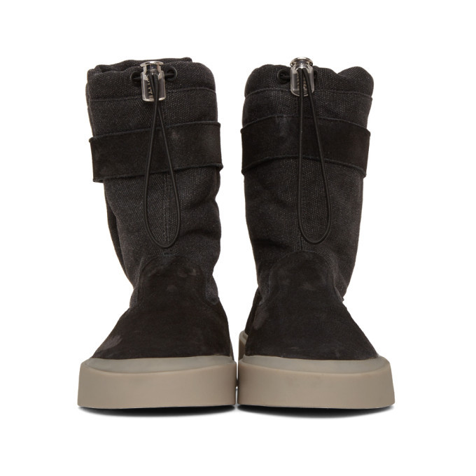 fear of god black ski lounge boots