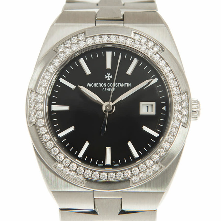Photo: Vacheron Constantin Overseas Quartz Diamond Black Dial Ladies Watch 1205V/100A-B591