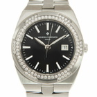 Vacheron Constantin Overseas Quartz Diamond Black Dial Ladies Watch 1205V/100A-B591