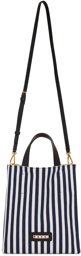 Marni Brown & Blue Small Soft Museo Tote