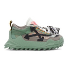 Off-White Green and Black Odsy-1000 Sneakers