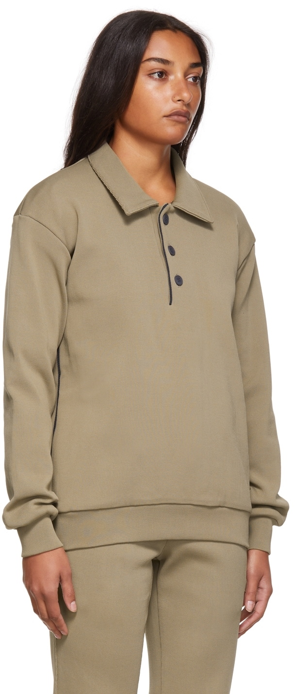 GR10K Sculpt Rib Long Sleeve Polo
