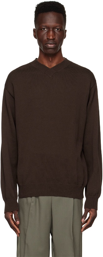 Photo: Another Aspect Brown Cotton Sweater