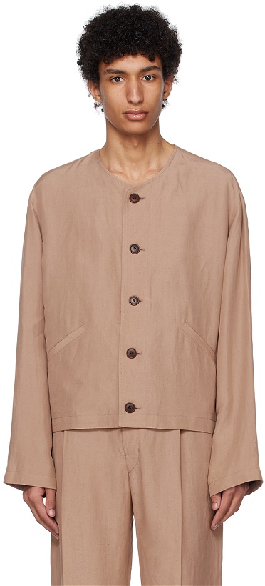 Photo: LEMAIRE Brown Relaxed Jacket