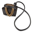 Stella McCartney Black Micro Chunky Chain Shoulder Bag