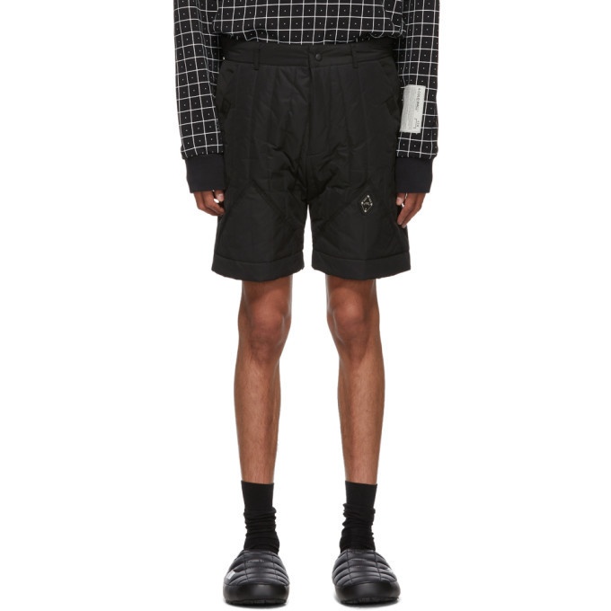 Photo: A-Cold-Wall* Black Quilted Puffer Shorts