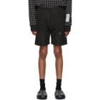 A-Cold-Wall* Black Quilted Puffer Shorts