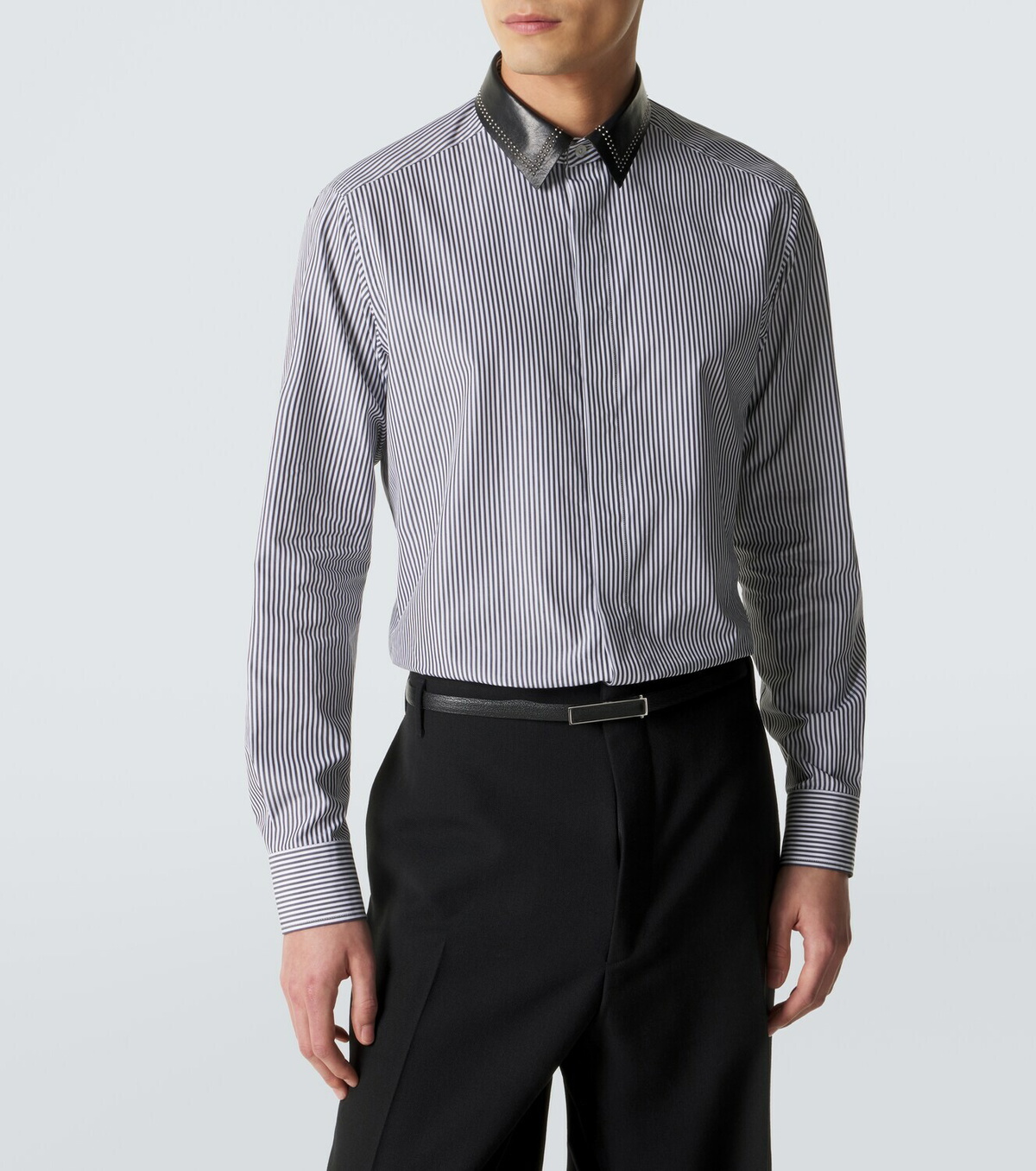 Tom Ford Striped cotton poplin shirt