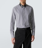 Tom Ford Striped cotton poplin shirt