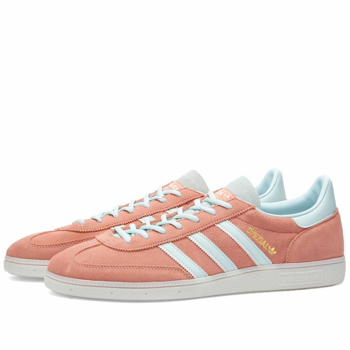 Photo: Adidas HANDBALL SPEZIAL Sneakers in Wonder Clay/Almost Blue/Crystal White