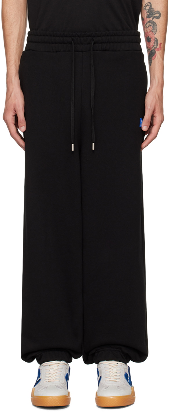 ADER error Black TRS Tag 01 Sweatpants