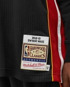 Mitchell & Ness NBA AUTHENTIC ROAD FINALS JERSEY MIAMI HEAT 2012-13 DWYANE WADE #3 Black Men