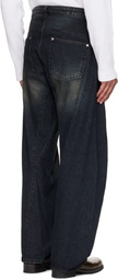 COOR Navy Washed Engineer Jeans